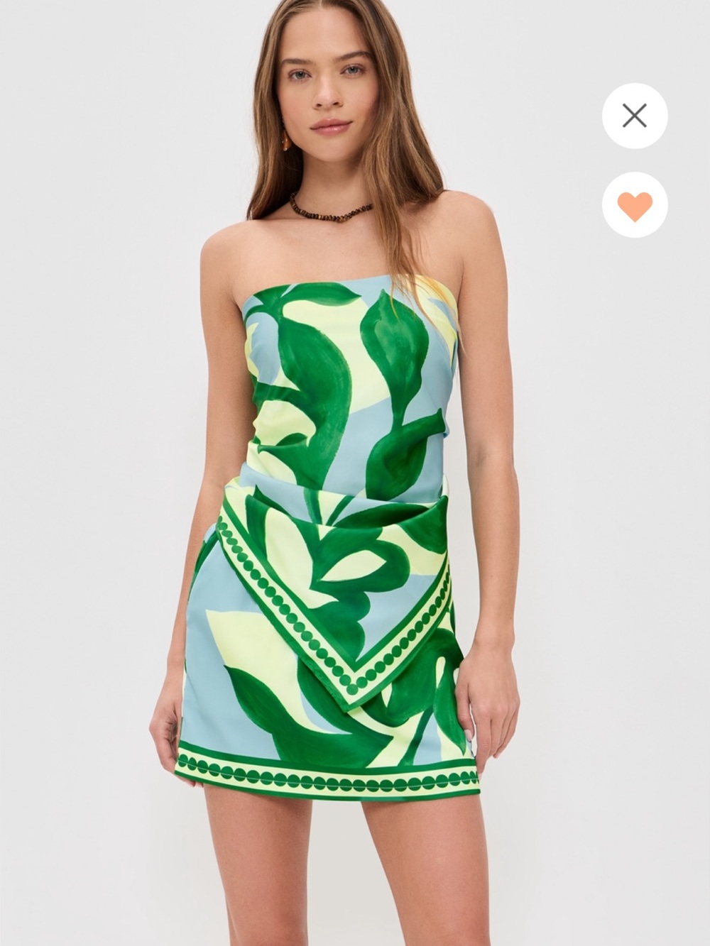 Seven Wonders Scarf Top & Mini Skirt Set